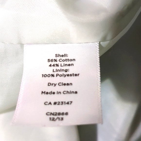 Talbots Floral Print Short Sleeve Linen Blend Sheath Dress Size 18W Blue - Picture 7 of 7